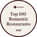 OpenTable Top 100 Romantic Restaurants 2025